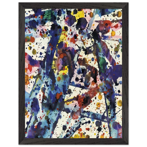 Taches  Untitled by Sam Francis — Framed art print at Zephyeer