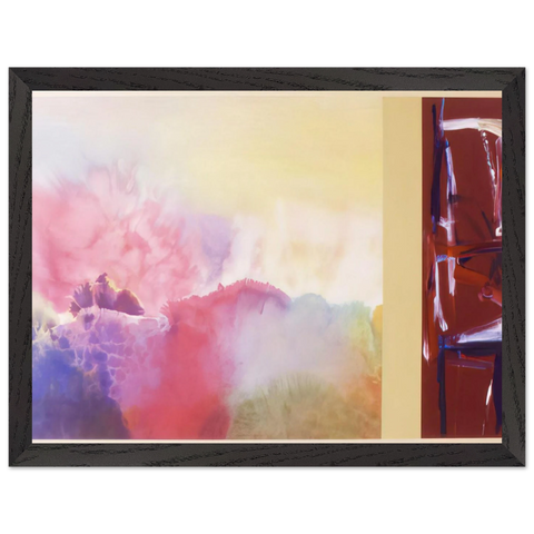 For Sara Teasdale - 1992 by Ronnie Landfield — Framed art print at Zephyeer