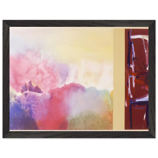 For Sara Teasdale - 1992 by Ronnie Landfield — Framed art print at Zephyeer