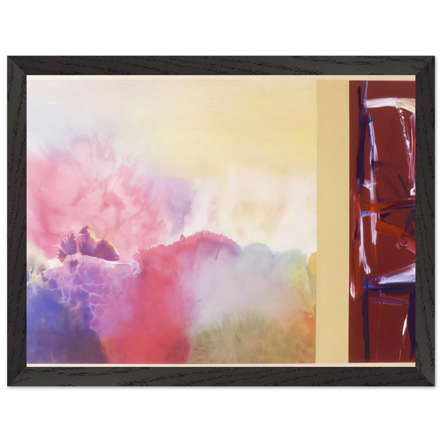 For Sara Teasdale - 1992 by Ronnie Landfield — Framed art print at Zephyeer