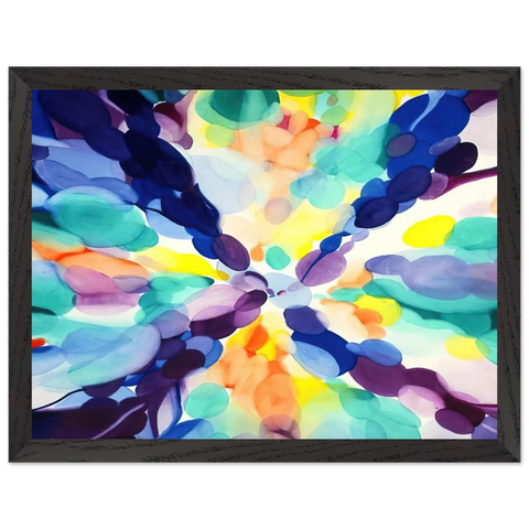 Lavender High by Alice Baber — Framed art print at Zephyeer