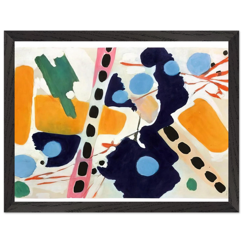 Untitled - 1954 by Ernst Wilhelm Nay — Framed art print at Zephyeer