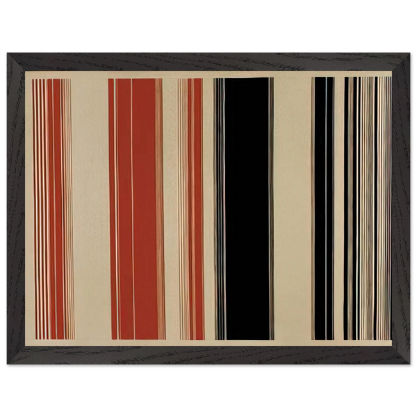 Algeria - 1982 by Gene Davis — Framed art print at Zephyeer