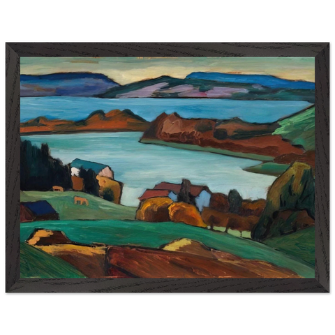 STAFFELSEE 1934 by Gabriele Munter — Framed art print at Zephyeer