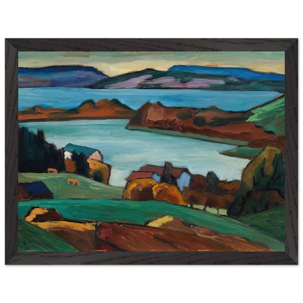 STAFFELSEE 1934 by Gabriele Munter — Framed art print at Zephyeer