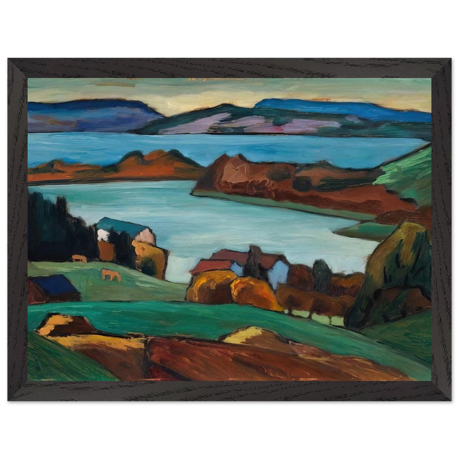 STAFFELSEE 1934 by Gabriele Munter — Framed art print at Zephyeer