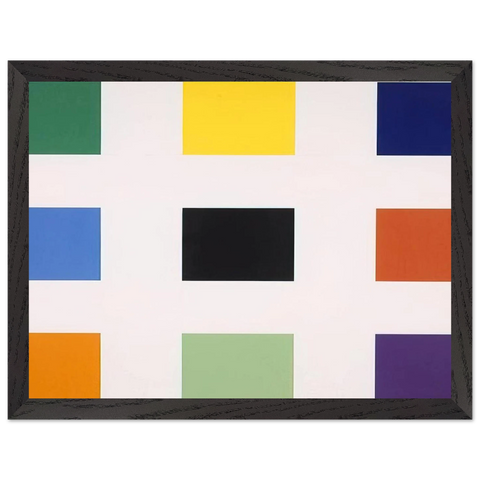 Nine Squares by Ellsworth Kelly — Framed art print at Zephyeer
