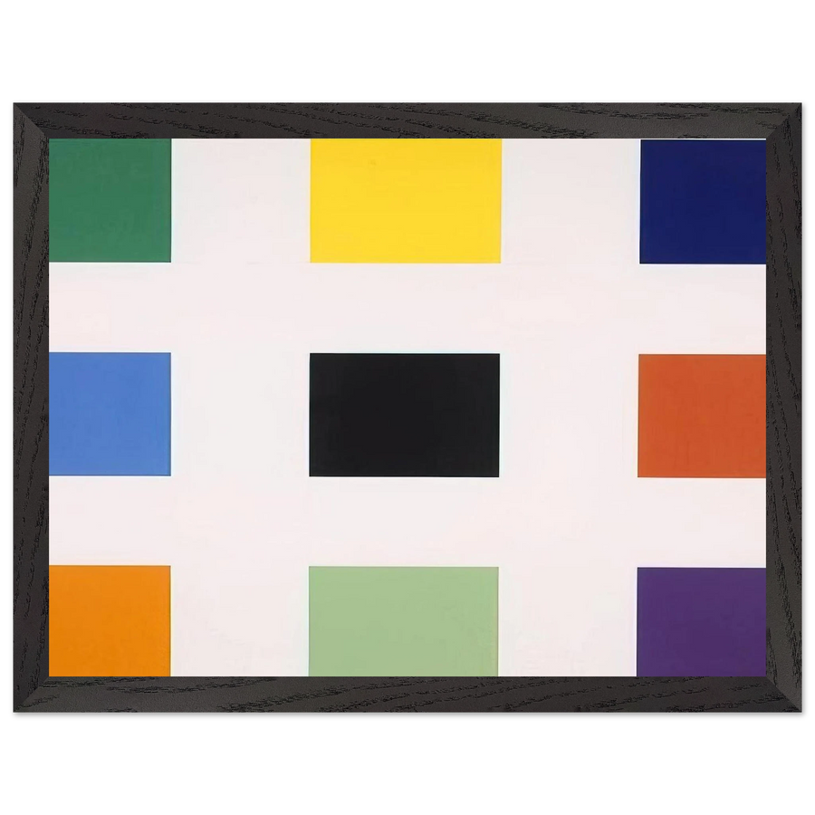 Nine Squares by Ellsworth Kelly — Framed art print at Zephyeer