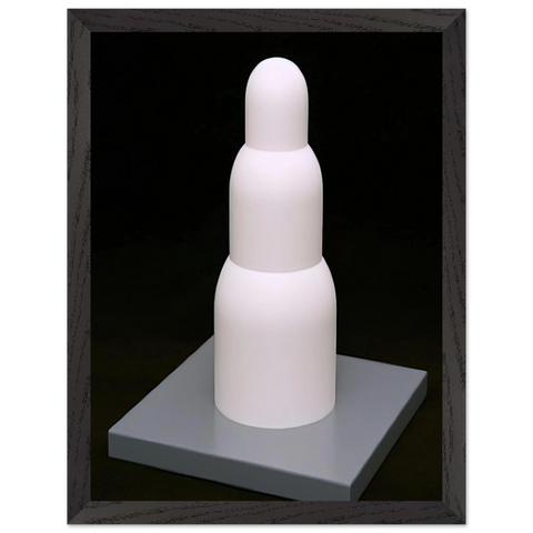 Three Stacked Domes by Sol LeWitt — Framed art print at Zephyeer