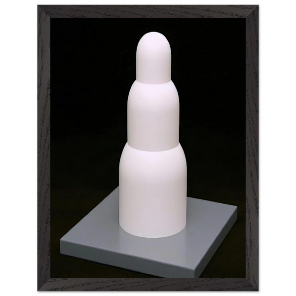 Three Stacked Domes by Sol LeWitt — Framed art print at Zephyeer