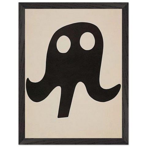 Mustache Hat by Jean Arp — Framed art print at Zephyeer
