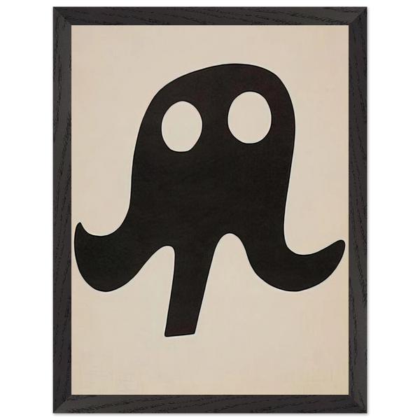 Mustache Hat by Jean Arp — Framed art print at Zephyeer