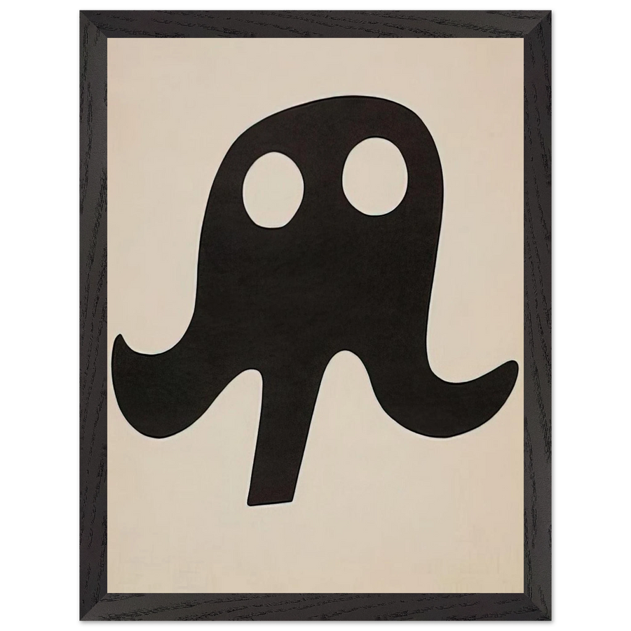 Mustache Hat by Jean Arp — Framed art print at Zephyeer