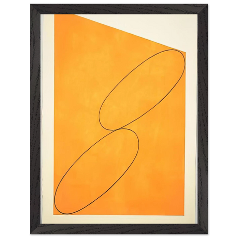 TUDY ATTIC SERIES XIV 1991 by Robert Mangold — Framed art print at Zephyeer