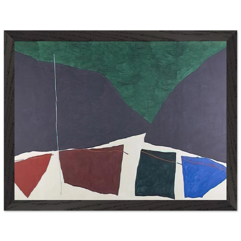Untitled - 1982 by Ray Parker — Framed art print at Zephyeer