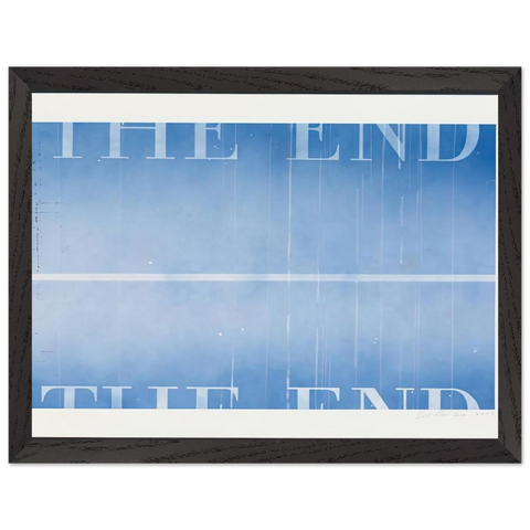 THE END 40 2003 by Edward Ruscha — Framed art print at Zephyeer