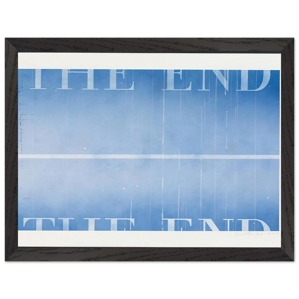 THE END 40 2003 by Edward Ruscha — Framed art print at Zephyeer