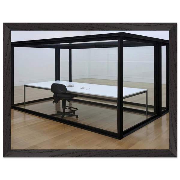 THE ACQUIRED INABILITY TO ESCAPE 1991 by Damien Hirst — Framed art print at Zephyeer