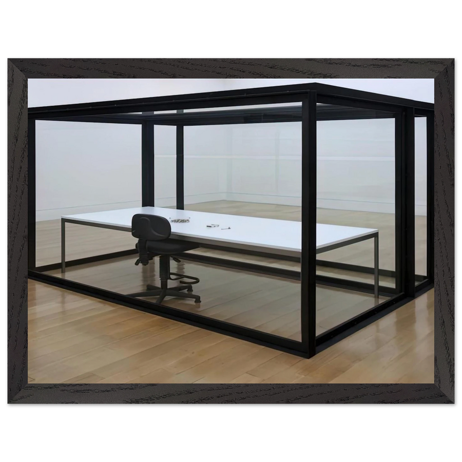 THE ACQUIRED INABILITY TO ESCAPE 1991 by Damien Hirst — Framed art print at Zephyeer