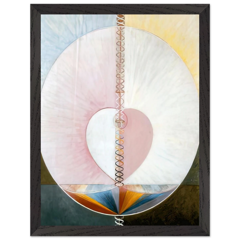WHAT A HUMAN BEING IS 1910 by Hilma af Klint — Framed art print at Zephyeer