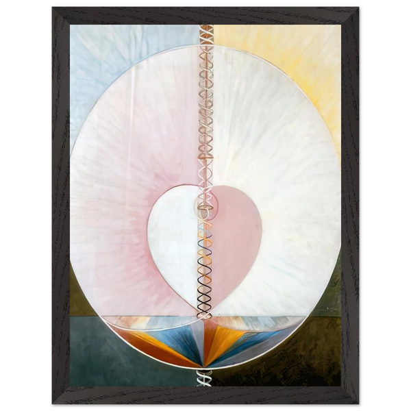 WHAT A HUMAN BEING IS 1910 by Hilma af Klint — Framed art print at Zephyeer