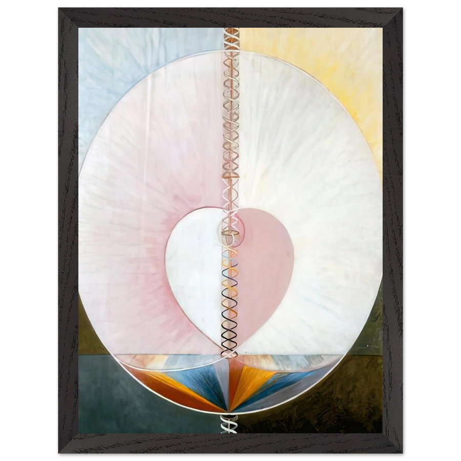 WHAT A HUMAN BEING IS 1910 by Hilma af Klint — Framed art print at Zephyeer