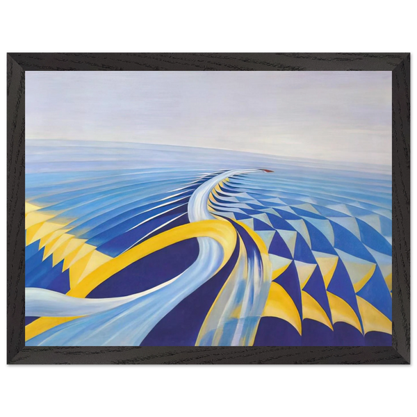 Speeding Motorboat - 1923 by Benedetta Cappa — Framed art print at Zephyeer
