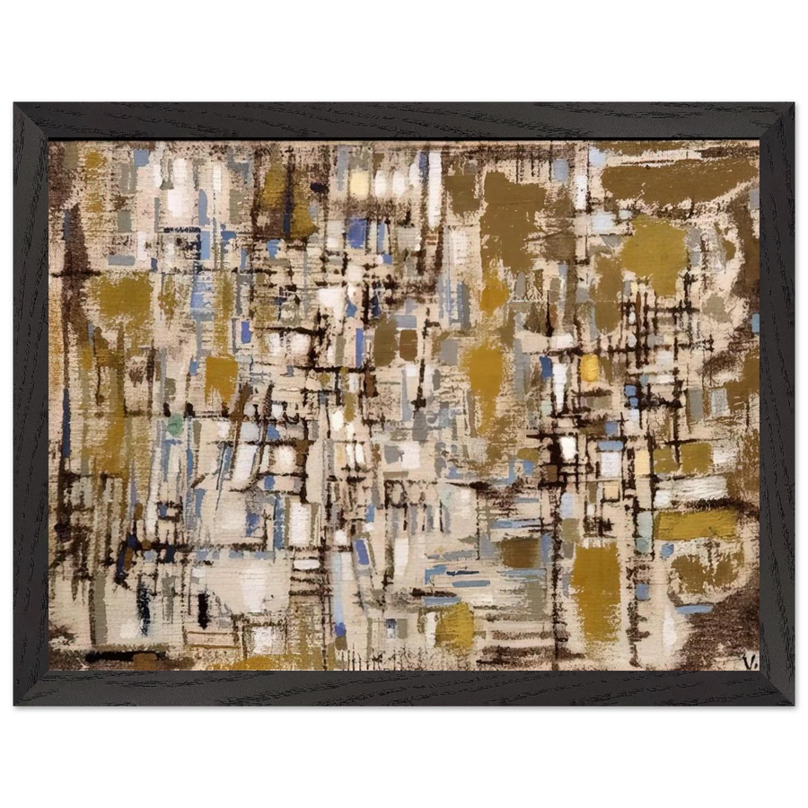Untitled - 1952 by Maria Helena Vieira da Silva — Framed art print at Zephyeer