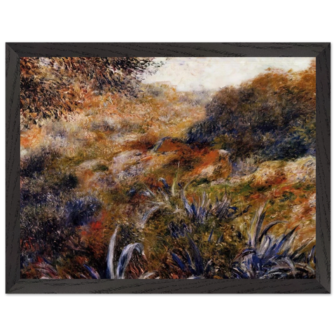 Algerian Landscape The Ravine of the Wild Women by Pierre-Auguste Renoir — Framed art print at Zephyeer