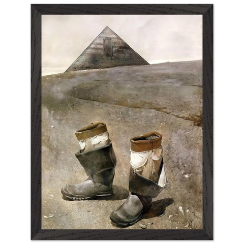 SEA BOOTS by Andrew Wyeth — Framed art print at Zephyeer