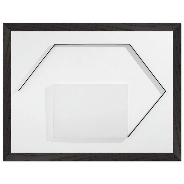 Steel-Life N°43 - Minimalism by Francois Morellet — Framed art print at Zephyeer