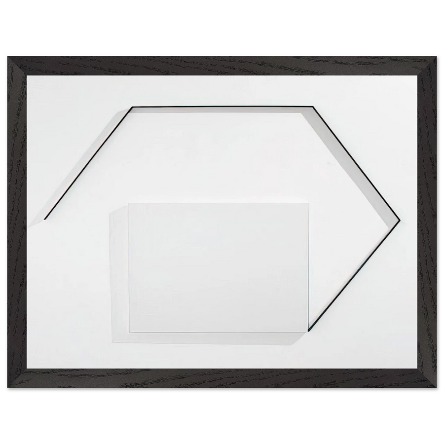 Steel-Life N°43 - Minimalism by Francois Morellet — Framed art print at Zephyeer