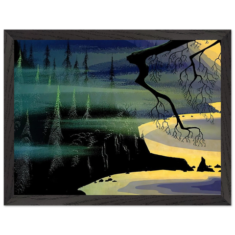 Blue Mist by Eyvind Earle — Framed art print at Zephyeer