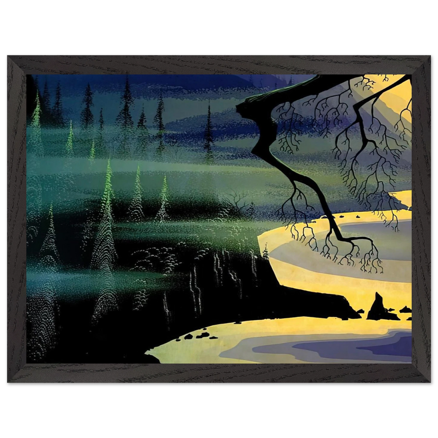 Blue Mist by Eyvind Earle — Framed art print at Zephyeer