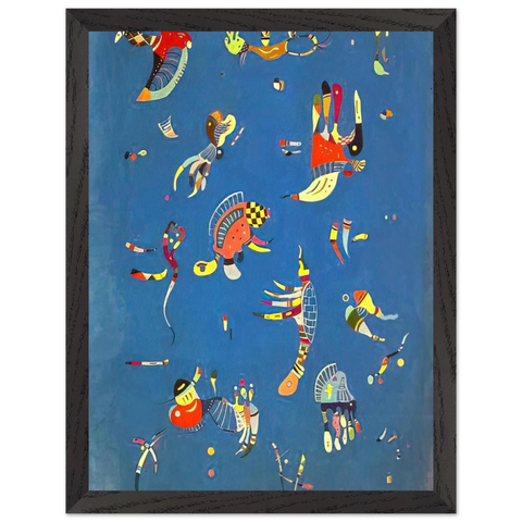 SKY BLUE 1940 by Wassily Kandinsky — Framed art print at Zephyeer