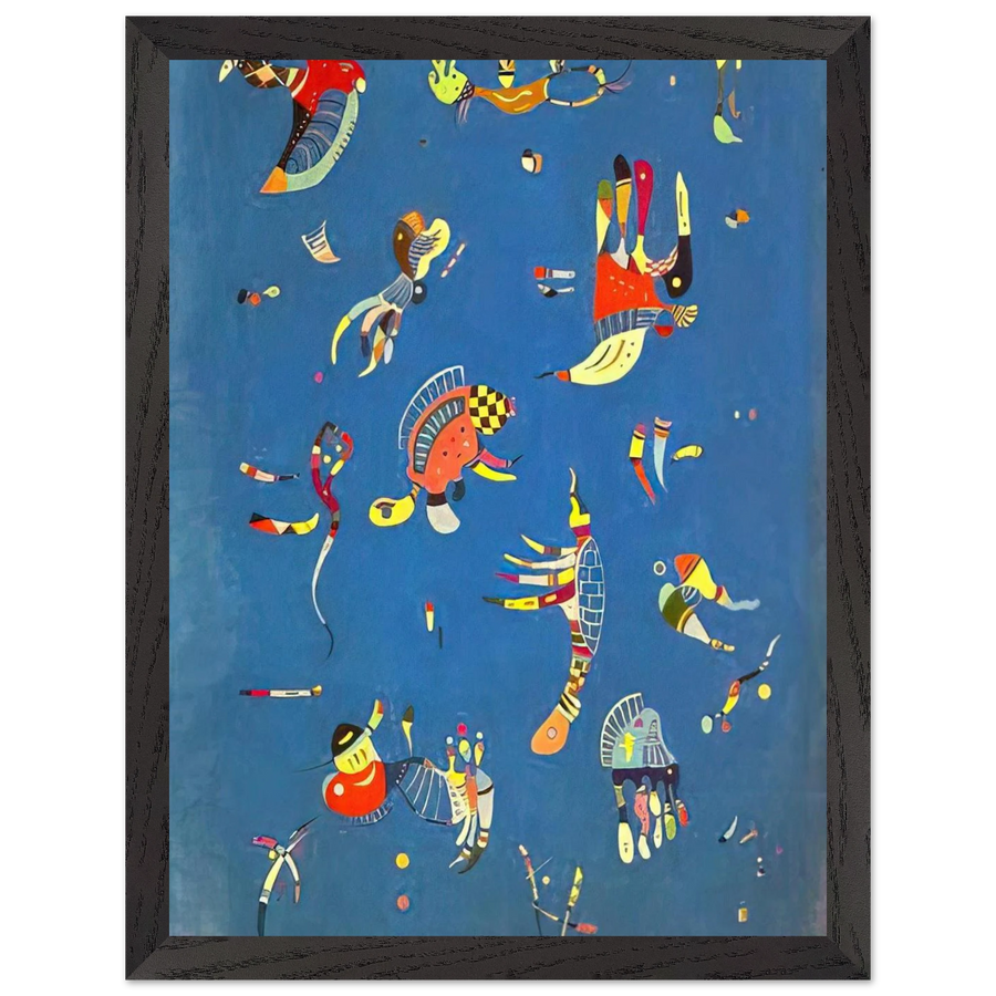 SKY BLUE 1940 by Wassily Kandinsky — Framed art print at Zephyeer