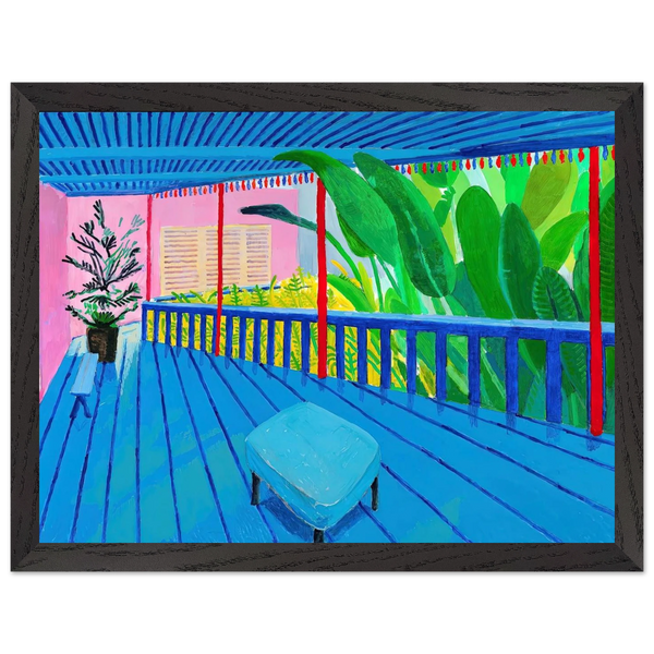 David Hockney — Framed art print at Zephyeer