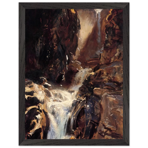 A Waterfall by John Singer Sargent — Framed art print at Zephyeer