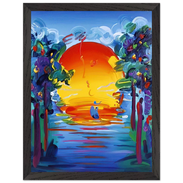 BETTER WORLD 1993 by Peter Max — Framed art print at Zephyeer