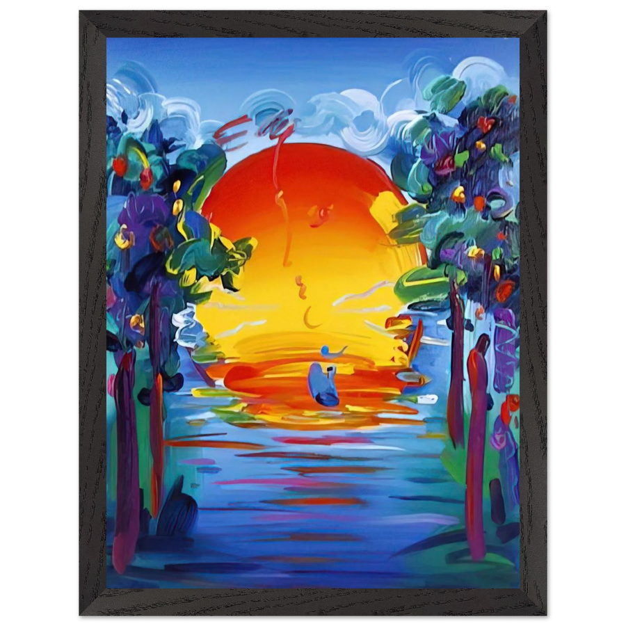 BETTER WORLD 1993 by Peter Max — Framed art print at Zephyeer