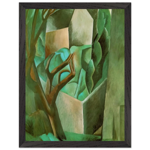House in the garden by Pablo Picasso — Framed art print at Zephyeer