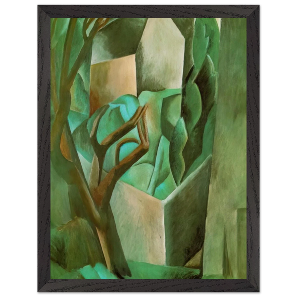 House in the garden by Pablo Picasso — Framed art print at Zephyeer