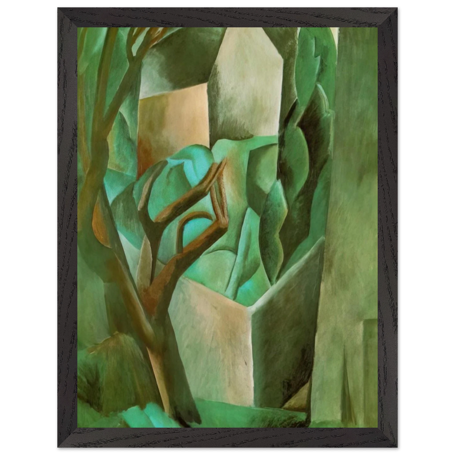 House in the garden by Pablo Picasso — Framed art print at Zephyeer