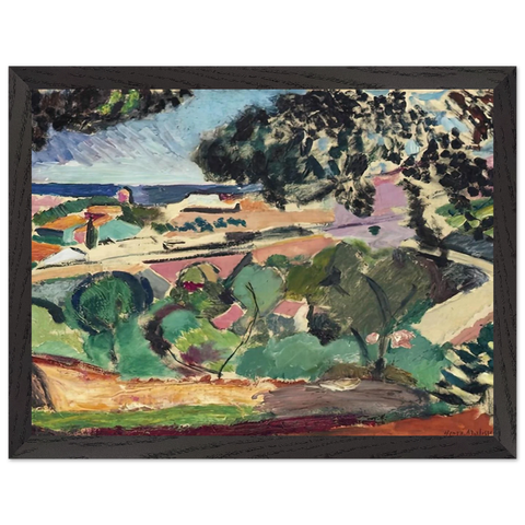 PAYSAGE DE COLLIOURE 1907 by Henri Matisse — Framed art print at Zephyeer