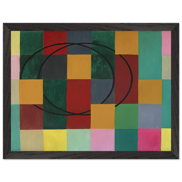Die Fremden Kreise - 1963 by Johannes Itten — Framed art print at Zephyeer