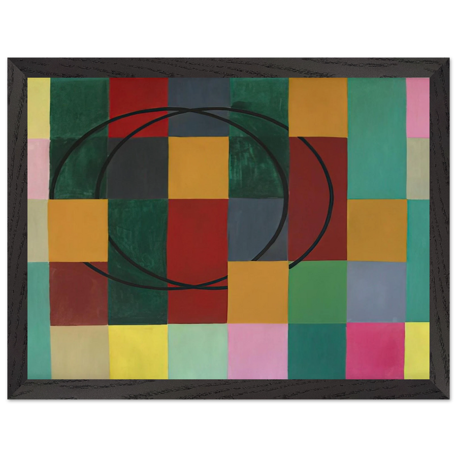 Die Fremden Kreise - 1963 by Johannes Itten — Framed art print at Zephyeer