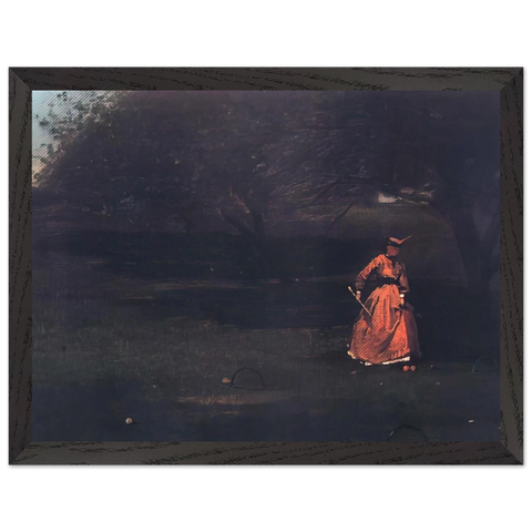 CROQUET PLAYERS 1 by Winslow Homer — Framed art print at Zephyeer