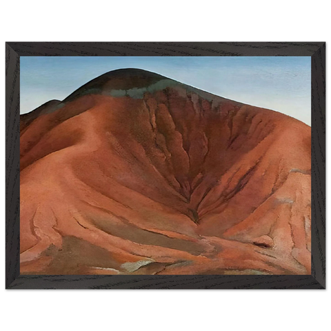 Small Purple Hills by Georgia O'Keeffe — Framed art print at Zephyeer