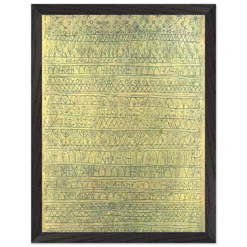 PASTORAL RHYTHMS 1927 by Paul Klee — Framed art print at Zephyeer
