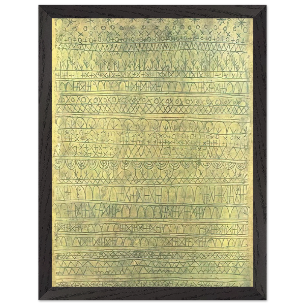 PASTORAL RHYTHMS 1927 by Paul Klee — Framed art print at Zephyeer
